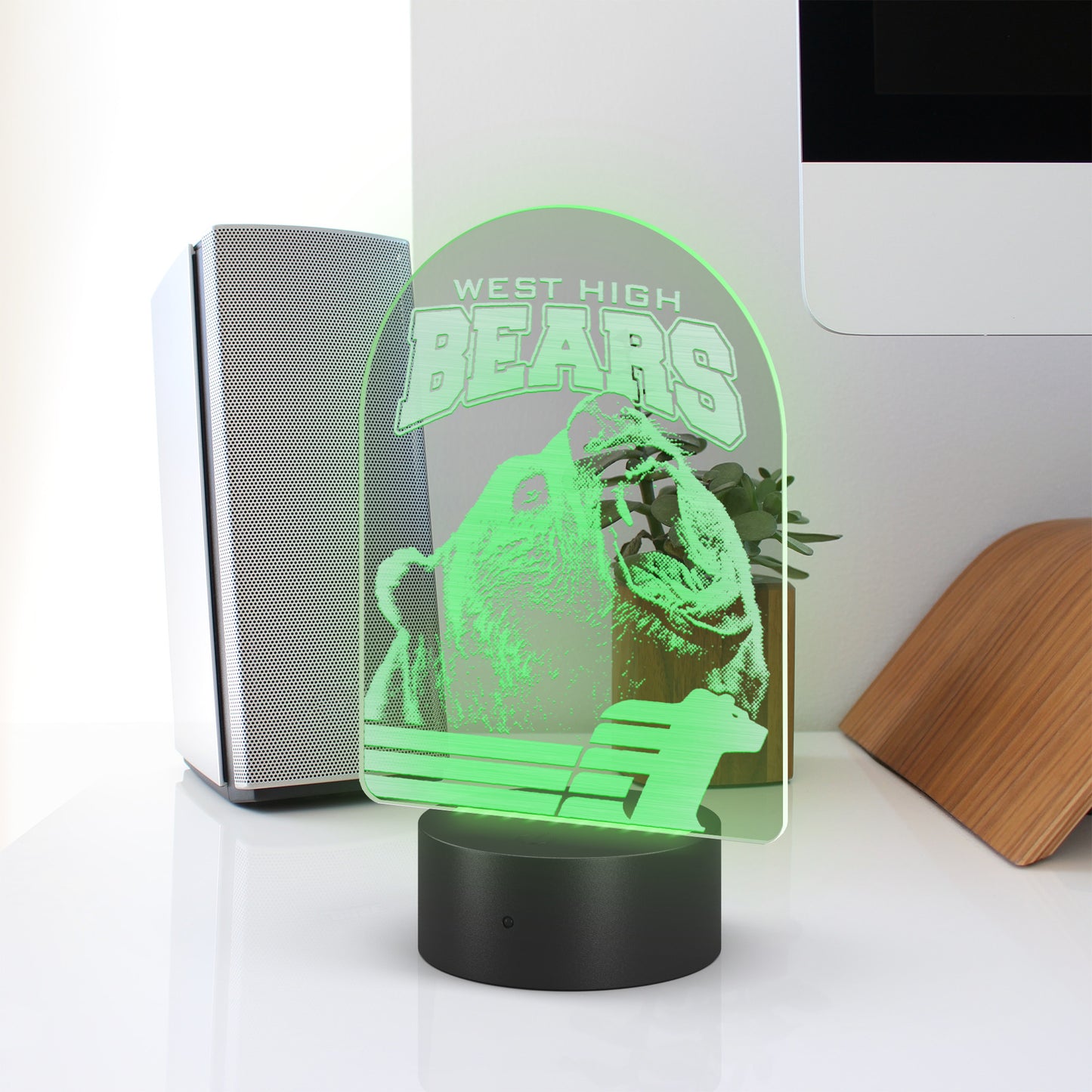 BWHS Arc Style LED Sign - Golden Bears