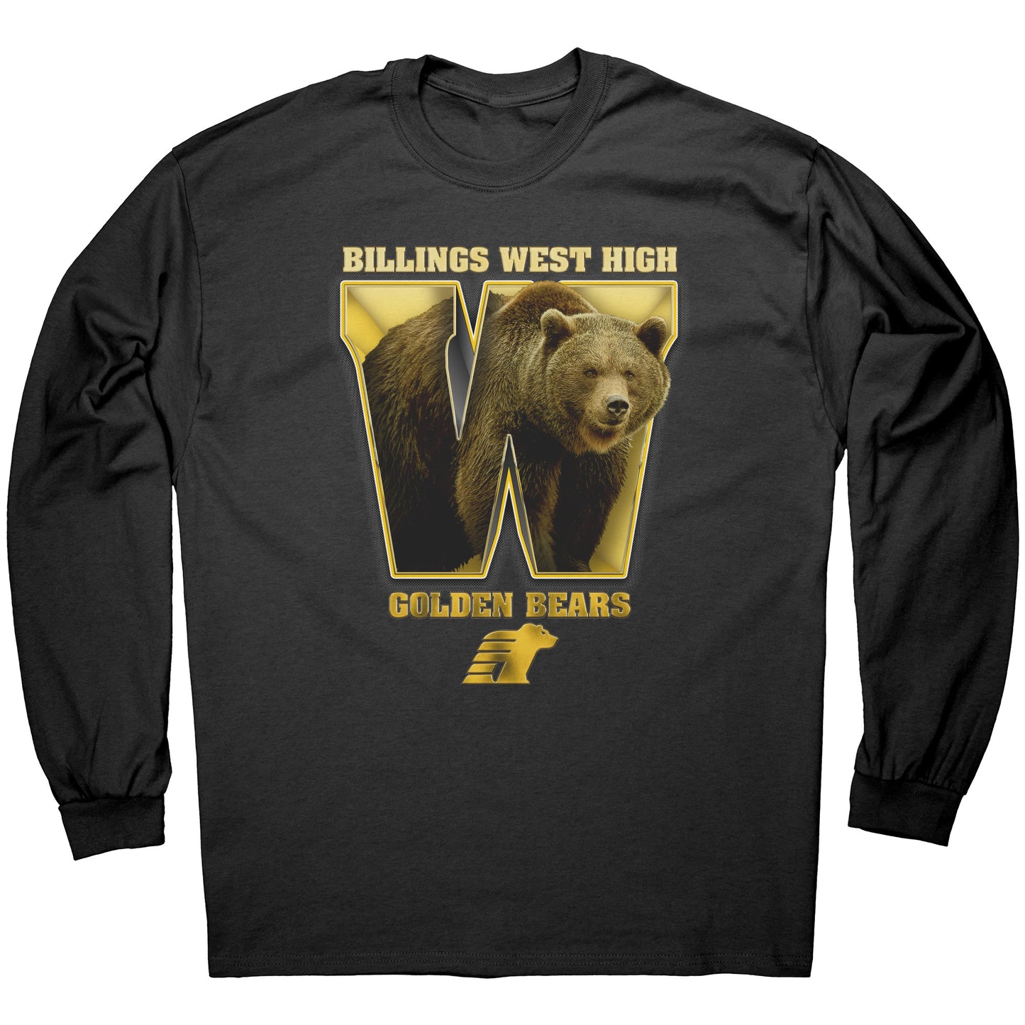 BWHS Long Sleeve Tee - Golden Bears Inside