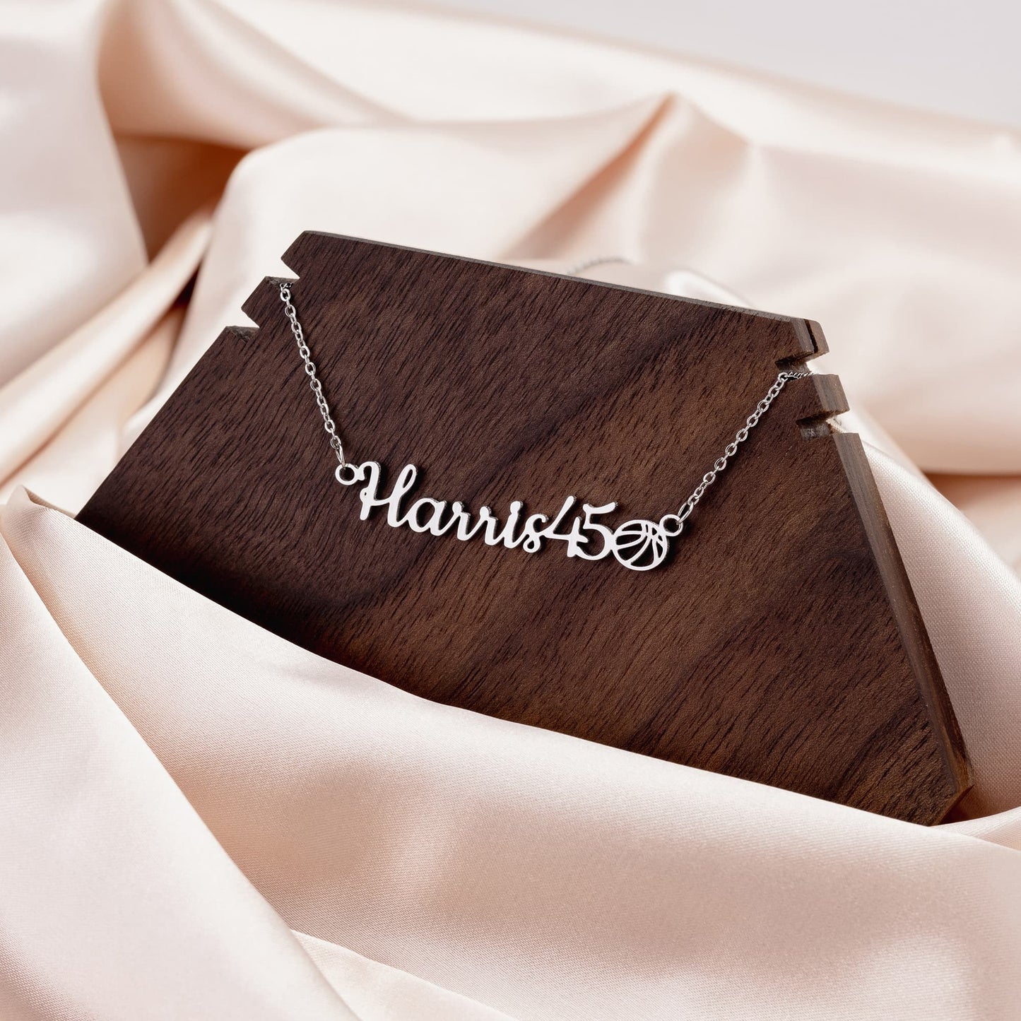 LHS Personalized Sports Mom Necklace - Lockwood Lions