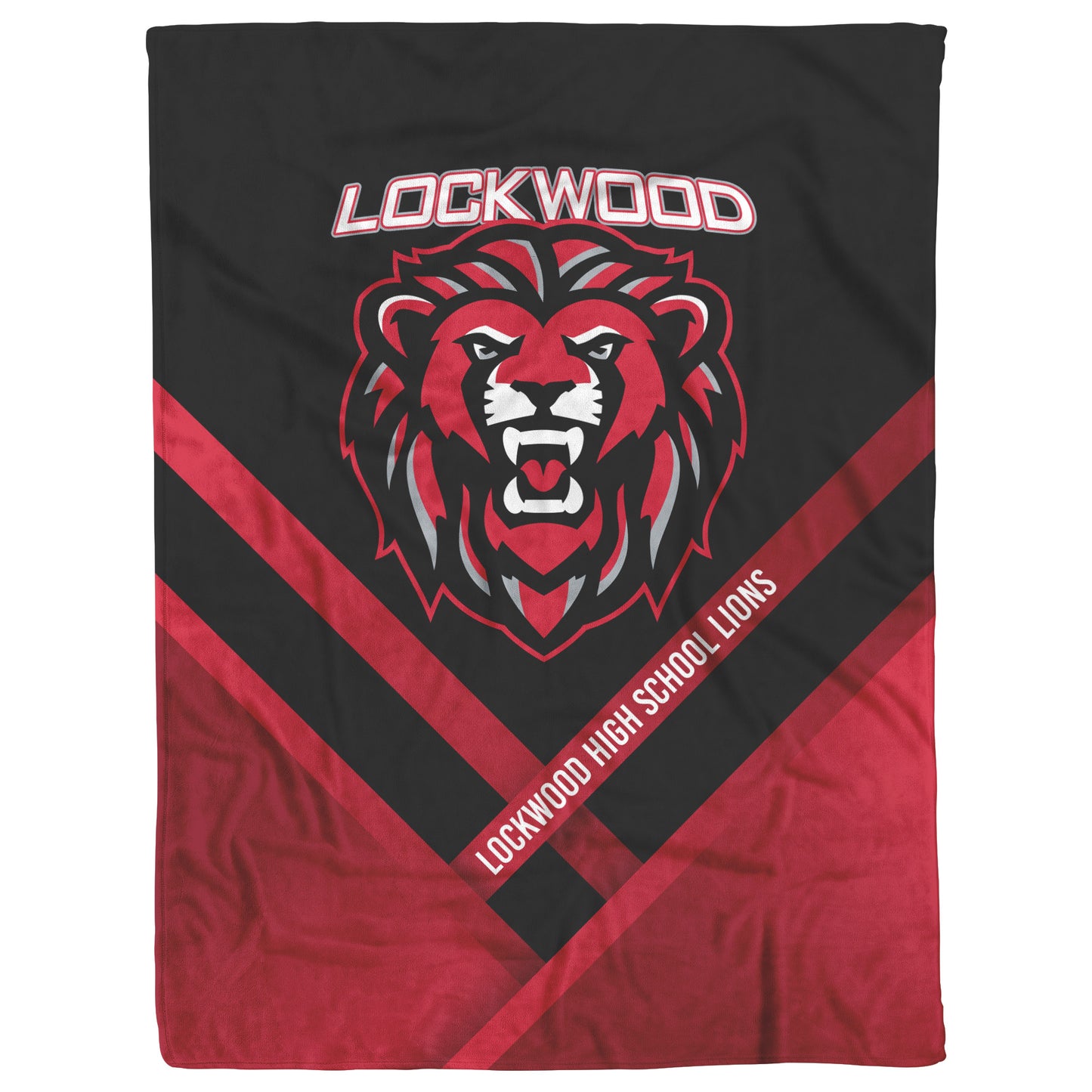 LHS Sherpa Fleece Blanket - Lockwood Lions