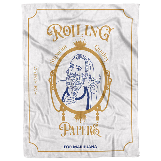 Rolling Papers Sherpa Fleece Blanket