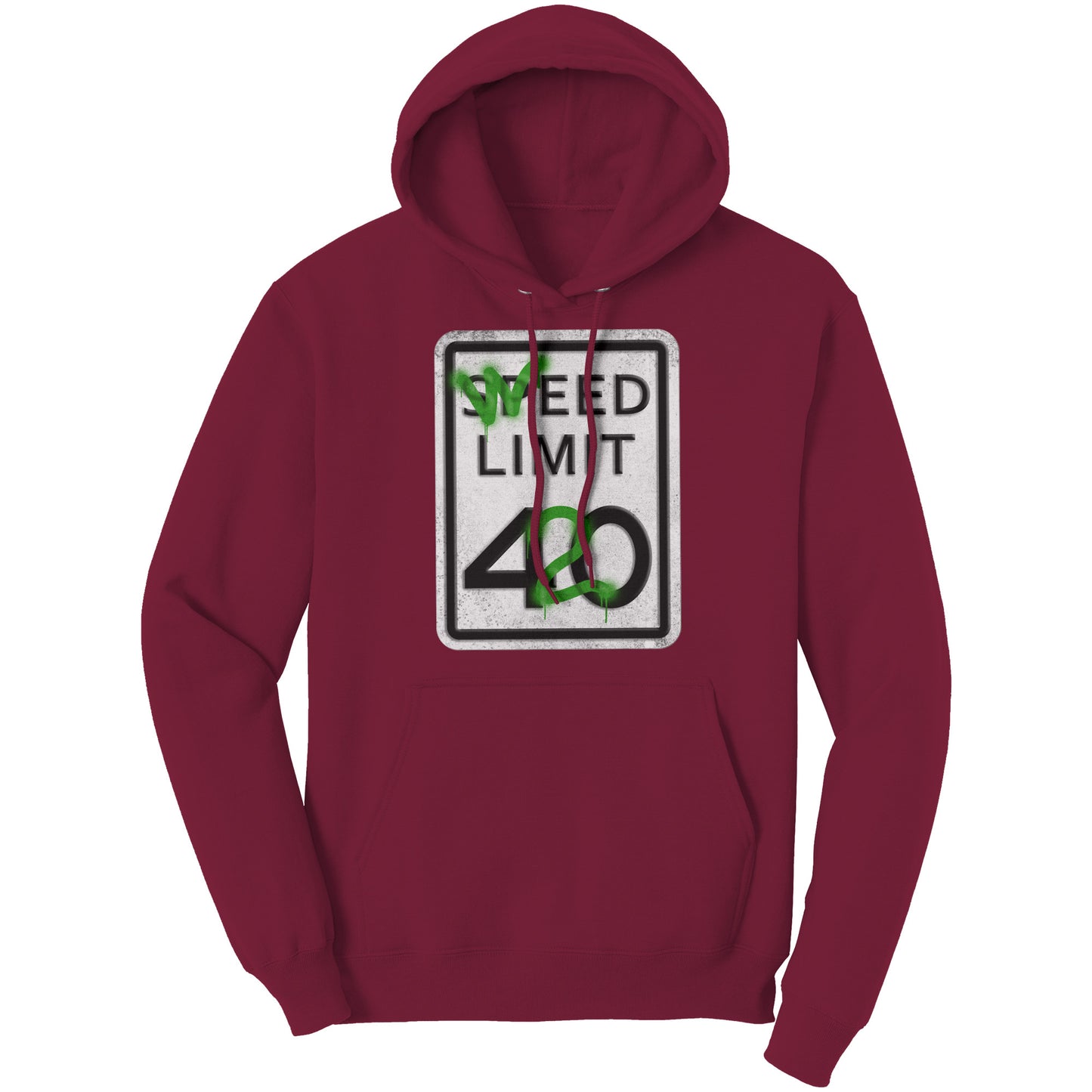 Weed Limit 420 Sign Hoodie