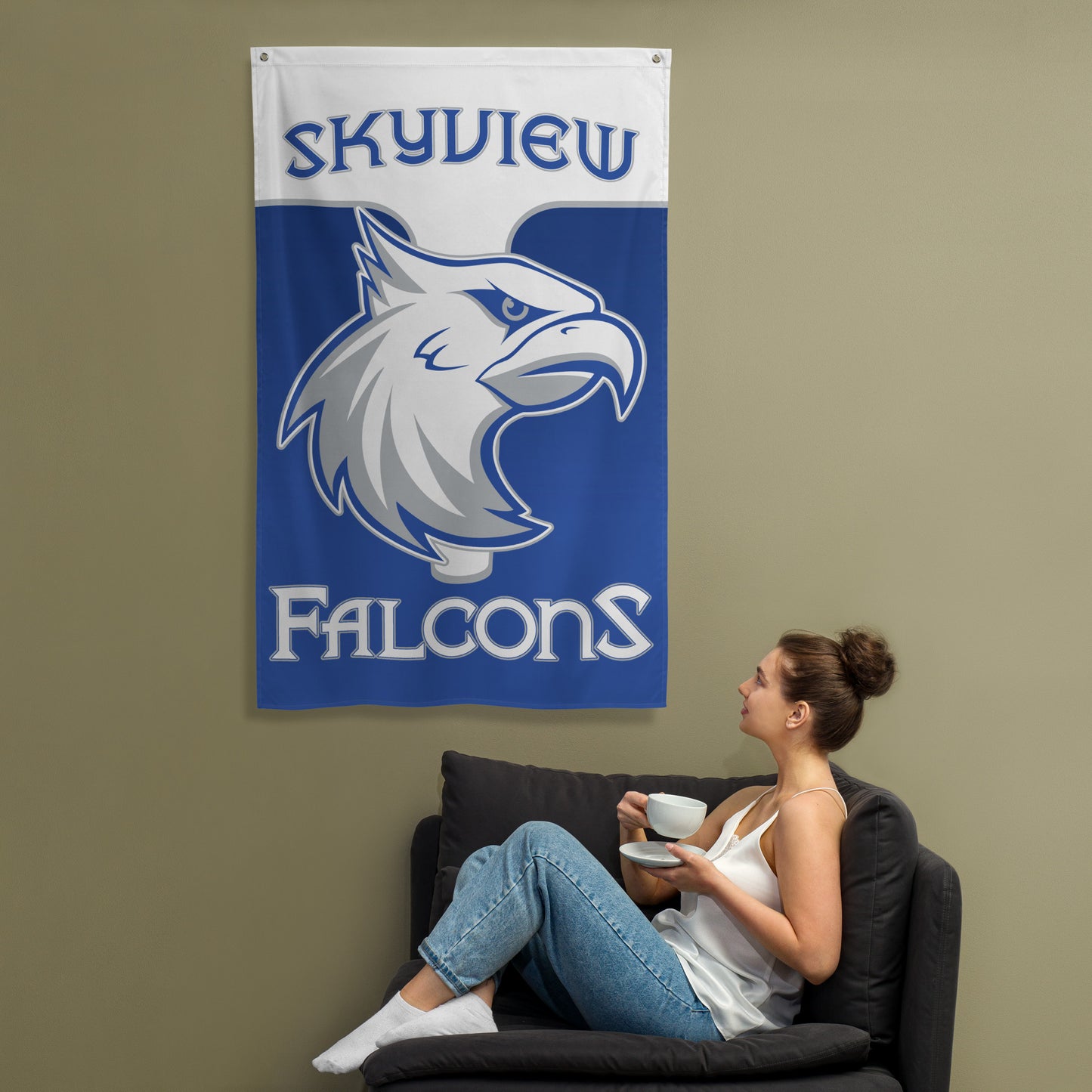 SHS Flag - Skyview Falcons