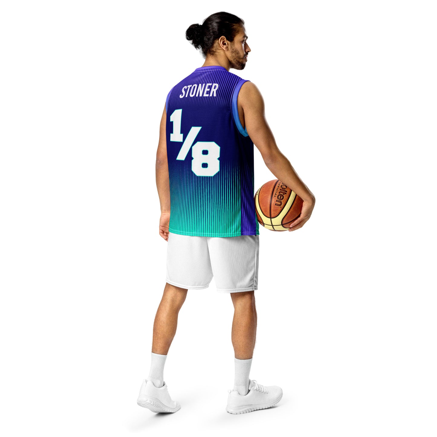 Northern Lights Recycled Unisex Basketball Jersey