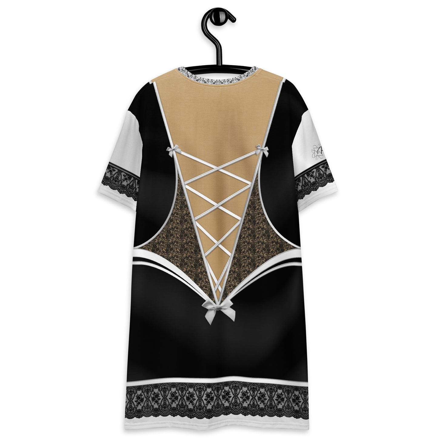 Pajamgeries T-shirt Dress - French Maid - Mediterranean