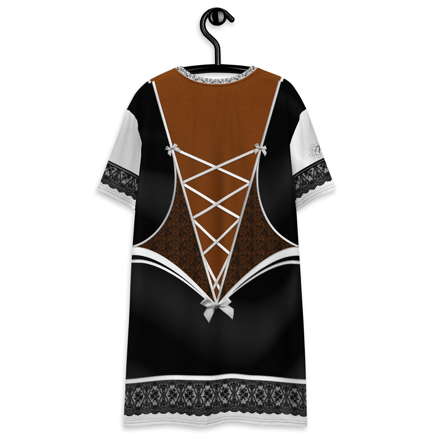 Pajamgeries T-shirt Dress - French Maid - Canela