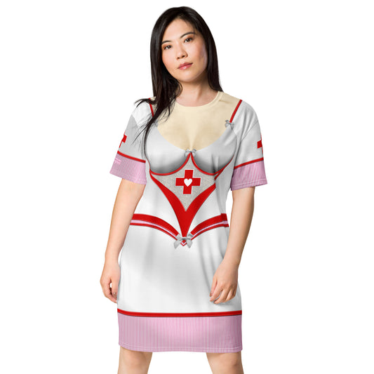 Pajamgeries T-shirt Dress - Night Nurse - Hanami