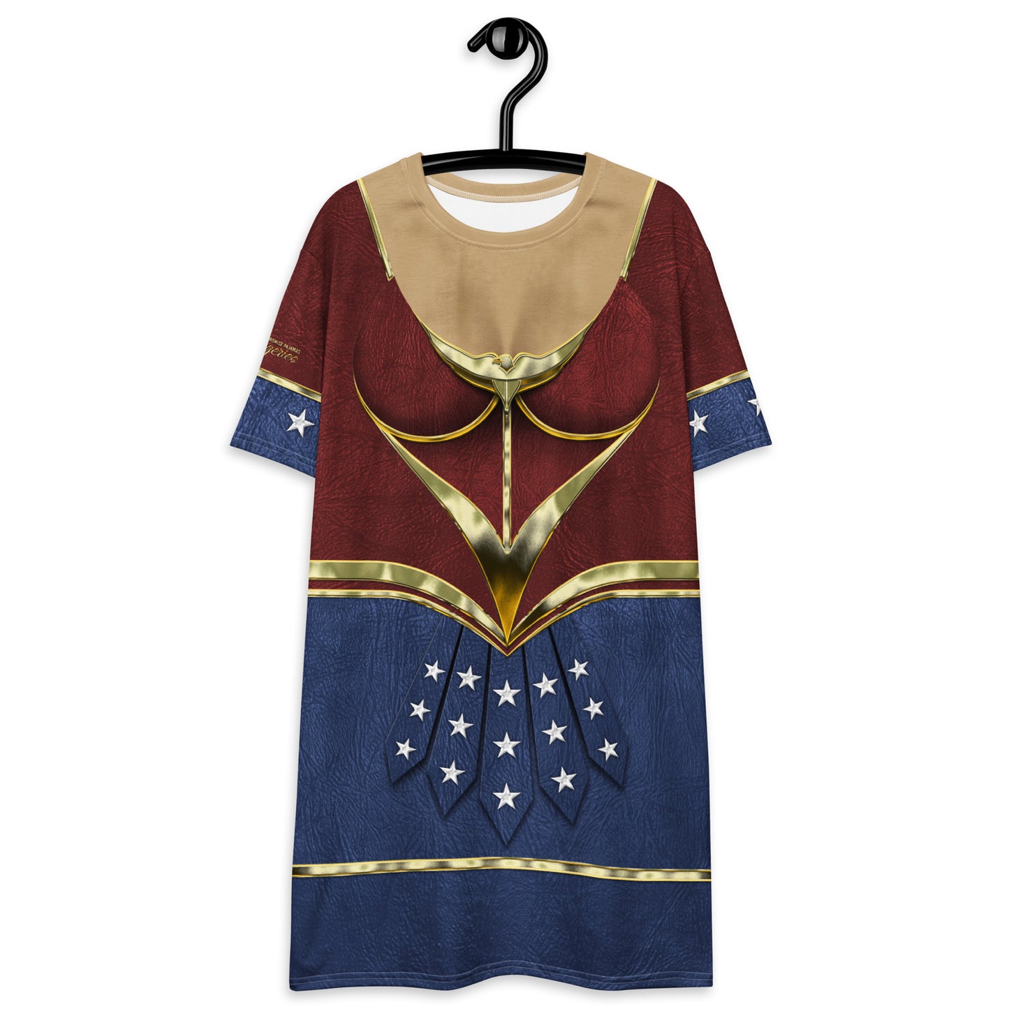Pajamgeries T-shirt Dress - Super Woman - Mediterranean