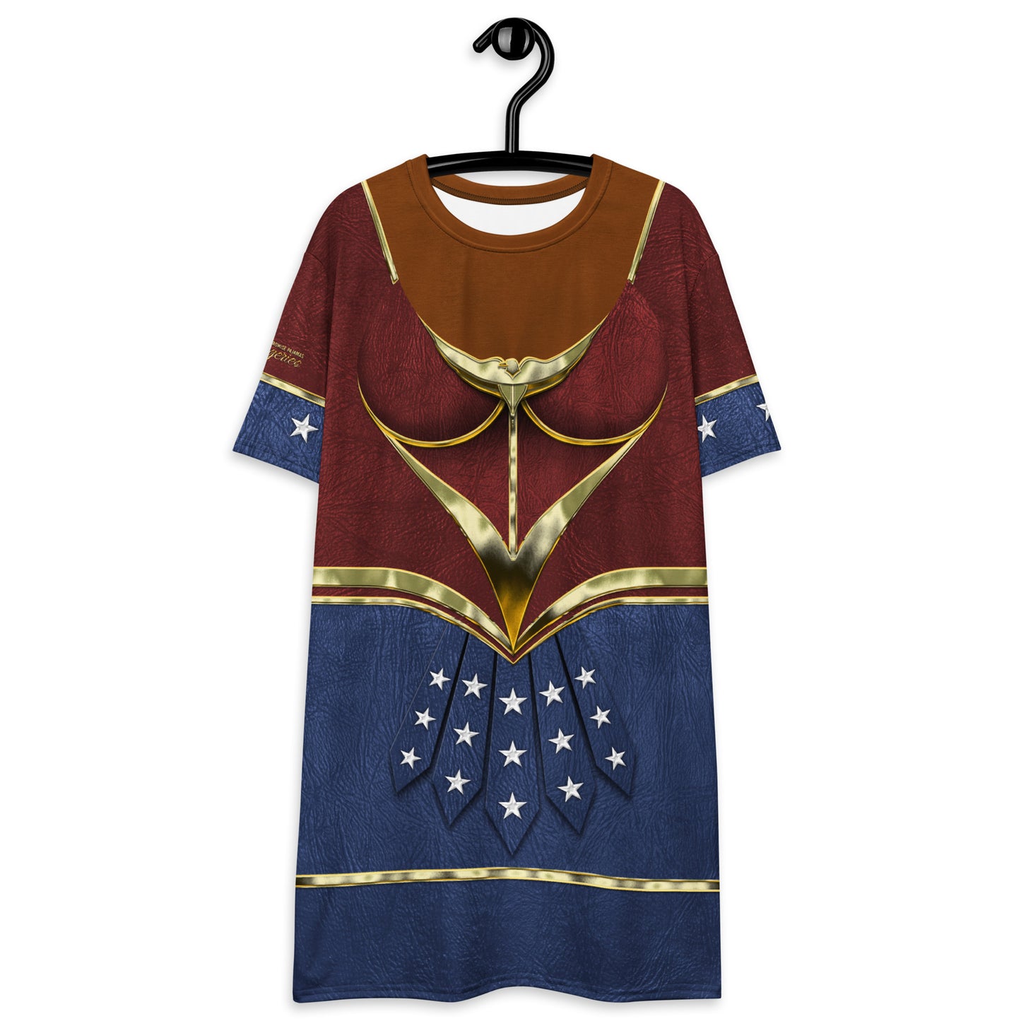 Pajamgeries T-shirt Dress - Super Woman - Canela
