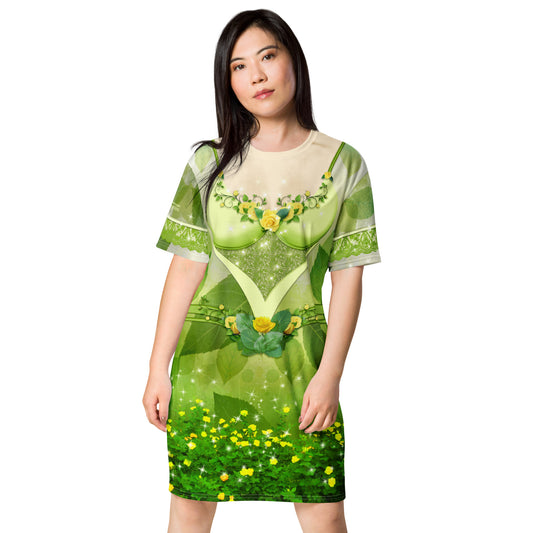 Pajamgeries T-shirt Dress - Garden Pixie - Hanami