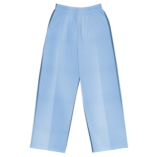 Pajamgeries All-over Print Wide-leg Tuxedo Pajama Pants - Retro Blue