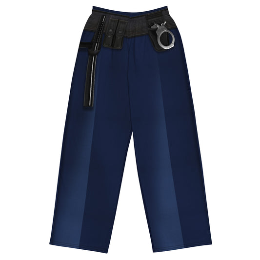 Pajamgeries All-over Print Wide-leg Pajama Pants - Officer Hotstuff