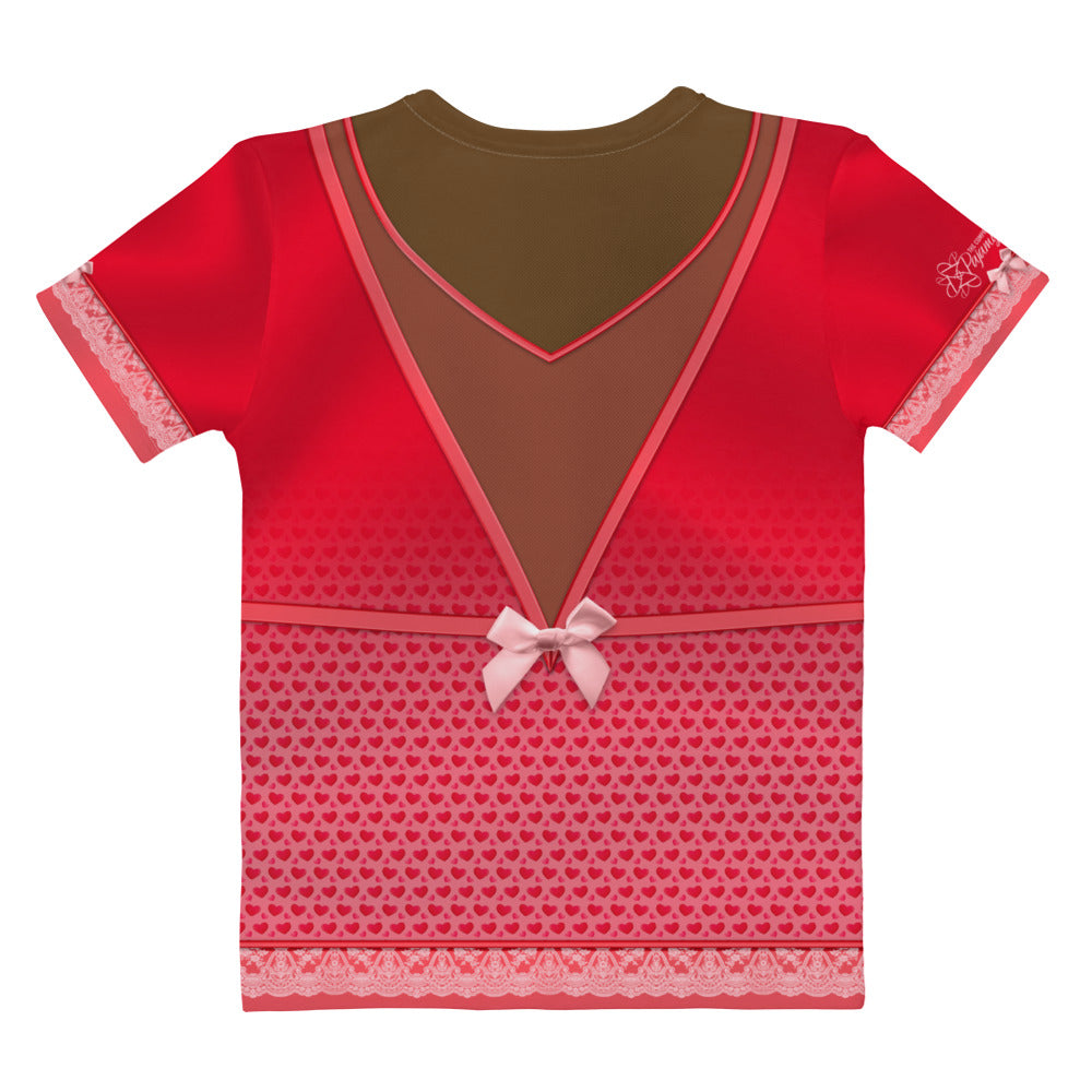 Pajamgeries Women's T-shirt - Valentine's - Ebony