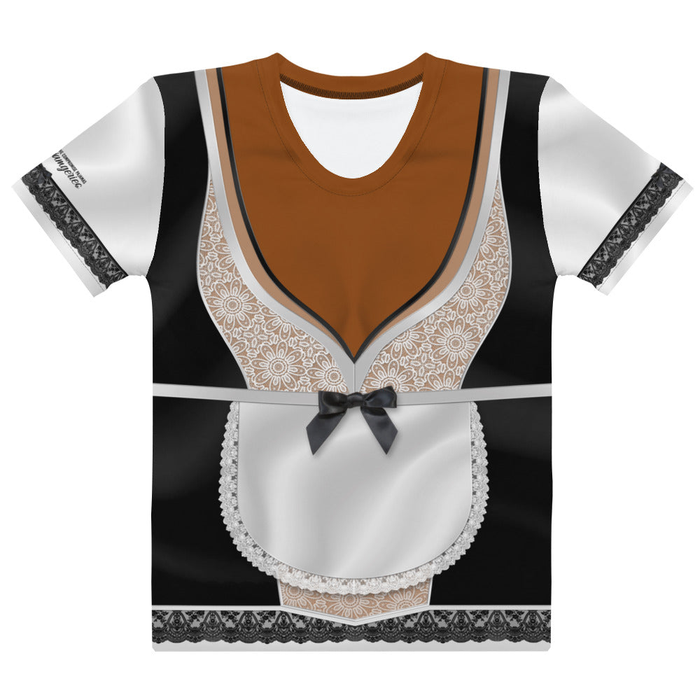 Pajamgeries Women's T-shirt - French Maid - Canela