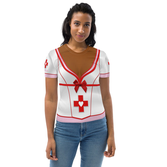 Pajamgeries Women's T-shirt - Night Nurse - Canela