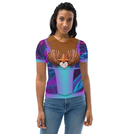 Pajamgeries Women's T-shirt - Mermaid - Canela