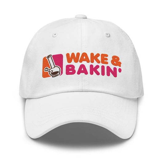 Wake & Bakin' Parody Logo Dad Hat