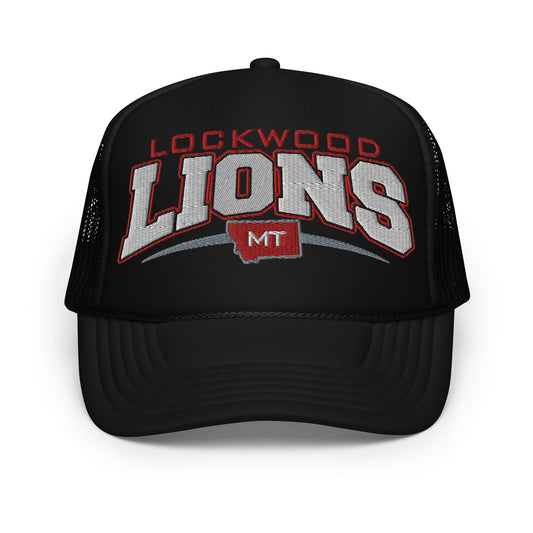 LHS Foam Trucker Hat - Lockwood Lions