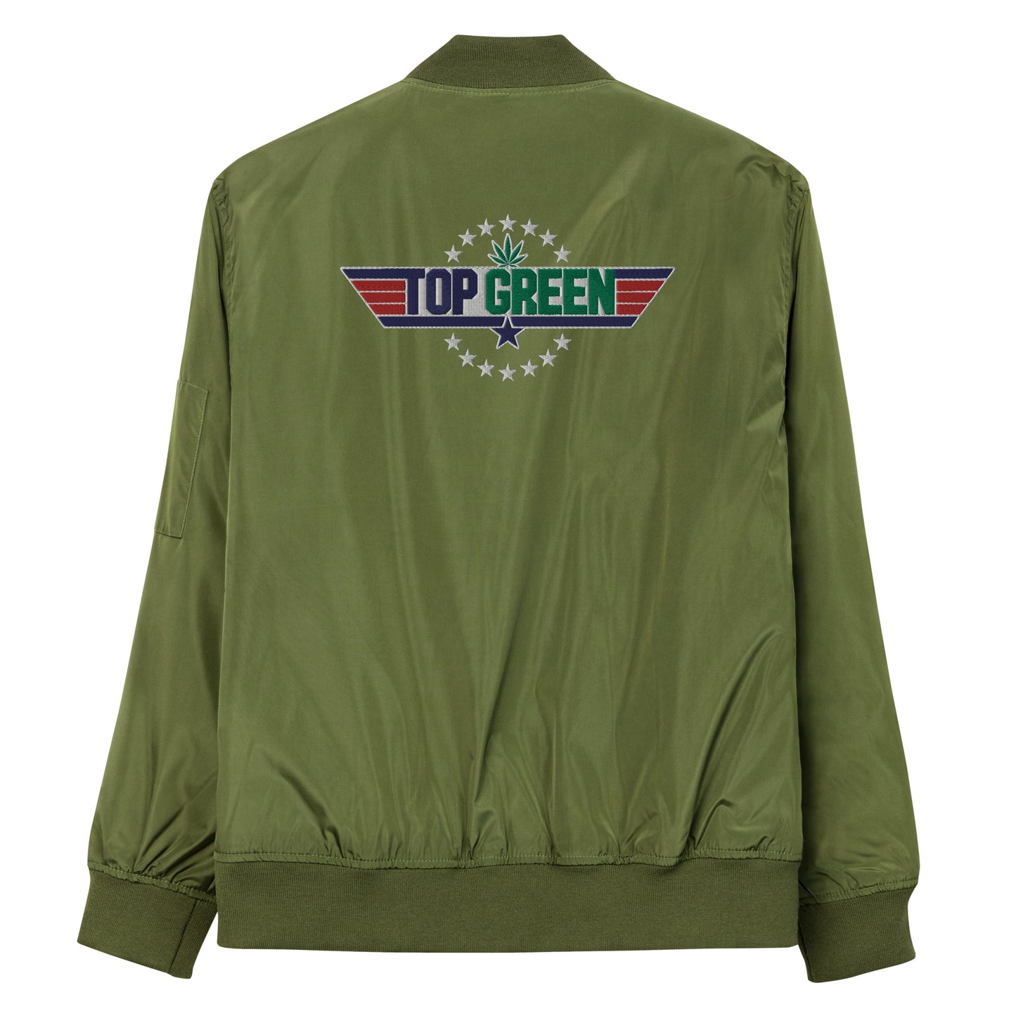 HIGHAF Top Green Premium Recycled Bomber Jacket