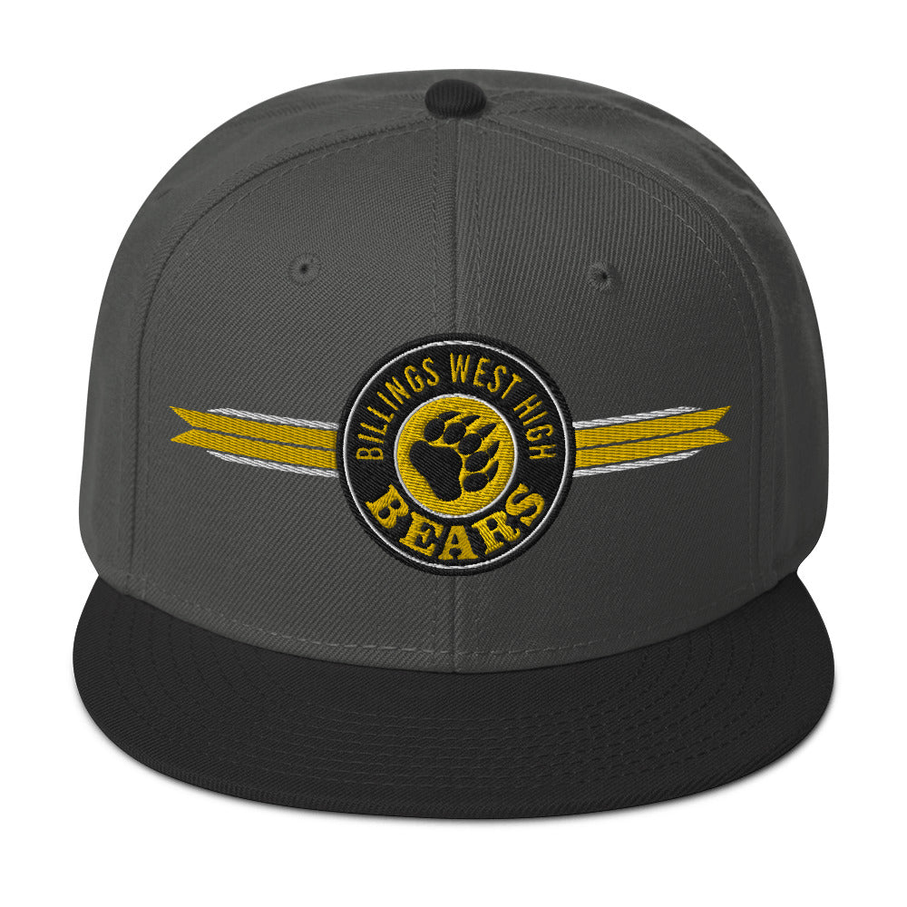 BWHS Snapback Hat - Golden Bears Emblem
