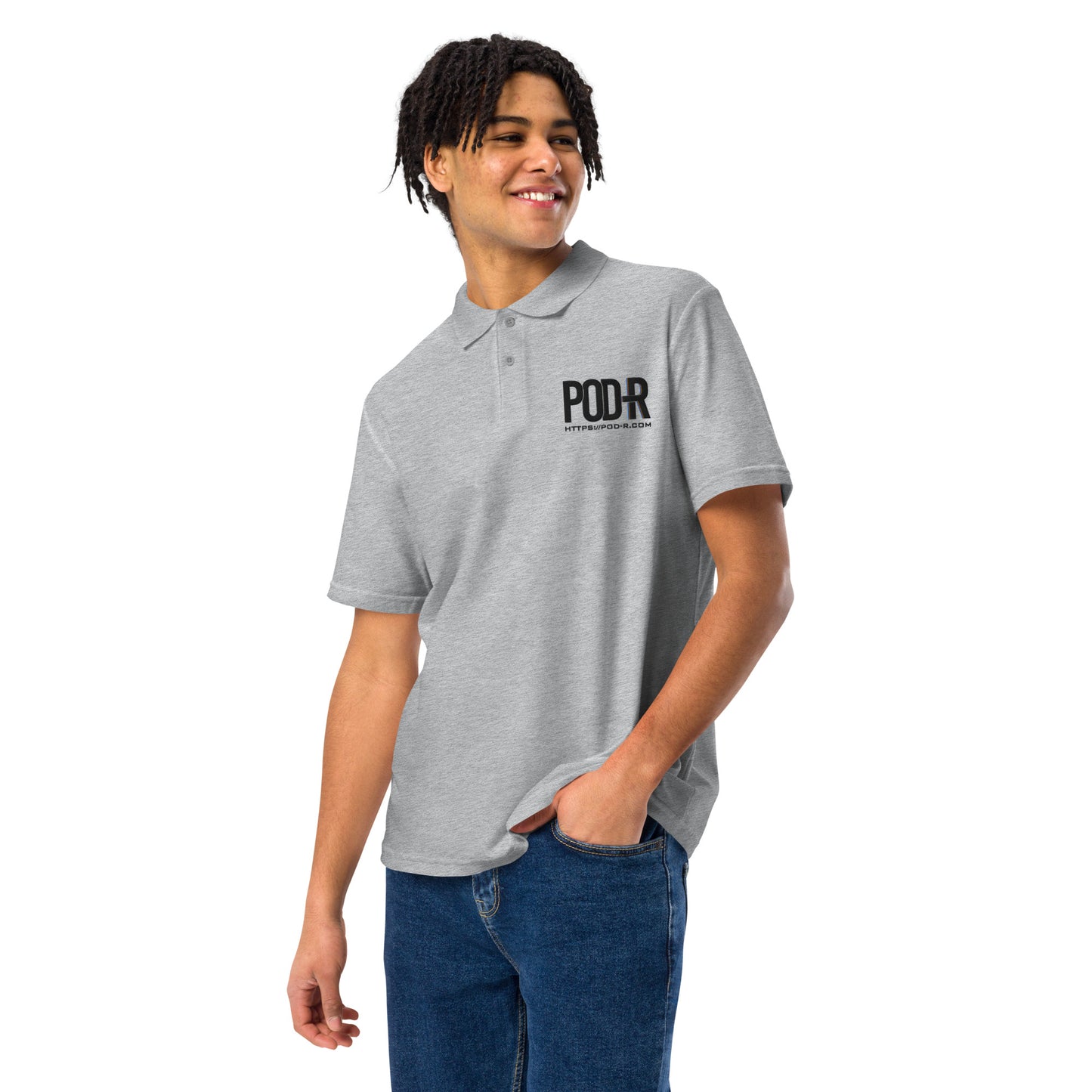 POD-R Unisex Pique Polo Shirt