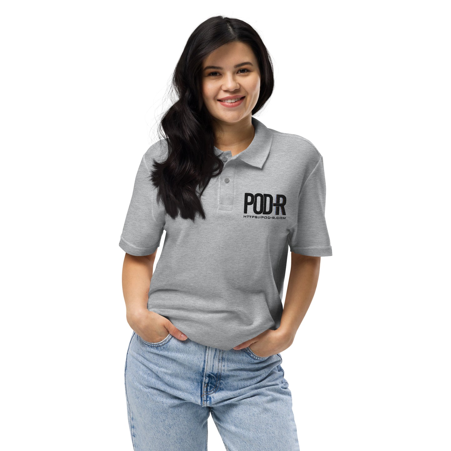 POD-R Unisex Pique Polo Shirt